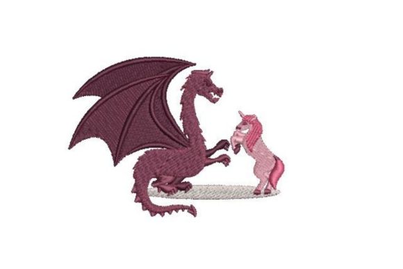 Dragon and Unicorn Embroidery Review