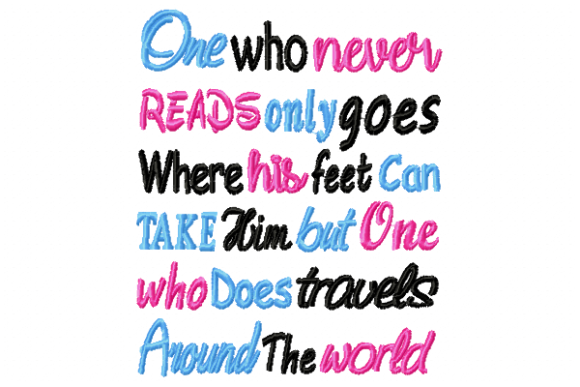 One Who Never Reads